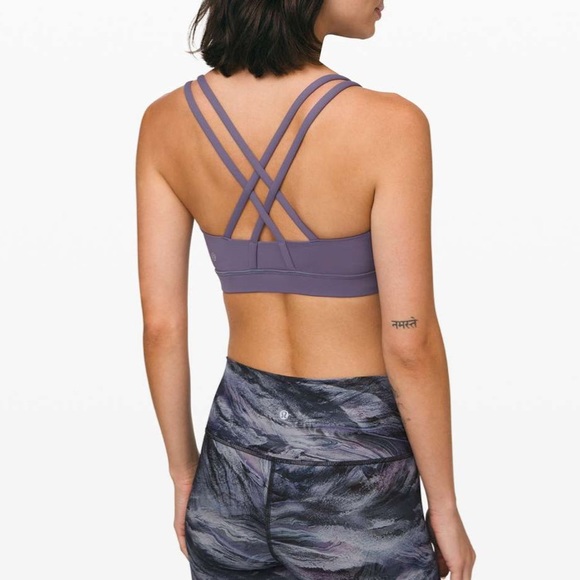 Lululemon Energy Bra - Purple Quartz - Picture 1 of 4